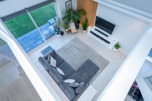 Mezzanine Gallery Looking down- click for photo gallery